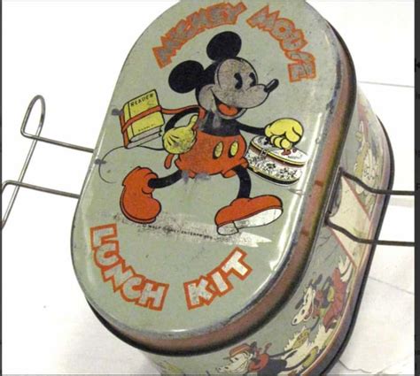 mickey mouse lunch box history